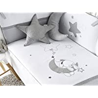 Los mejores  - Protector cuna Modelo Luna (para cuna de 60 x 120) (Solo protector de cuna)